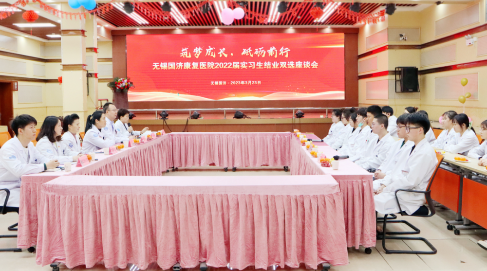 毕业季 | 无锡国济康复医院2022届实习生结业考试暨双选座谈会
